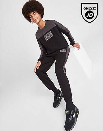 Emporio Ar i EA7 Colour Block Joggers Junior Black Kind