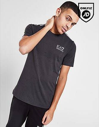 Emporio Armani EA7 Poly Tech T-Shirt Black- Heren