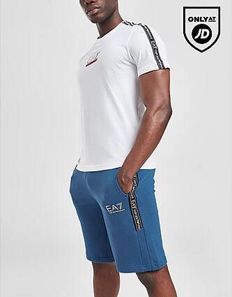 Emporio Armani EA7 Tape Shorts Blue- Heren