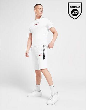 Emporio Armani EA7 Tape Shorts White- Heren