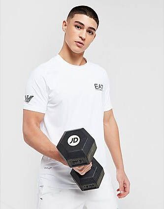 Emporio Armani EA7 Ten Eagle T-Shirt White- Heren