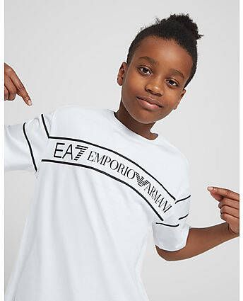 Emporio Ar i EA7 Train Logo T-Shirt Junior White