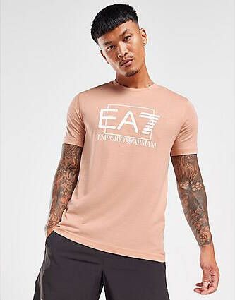 Emporio Armani EA7 Visibility T-Shirt Brown- Heren