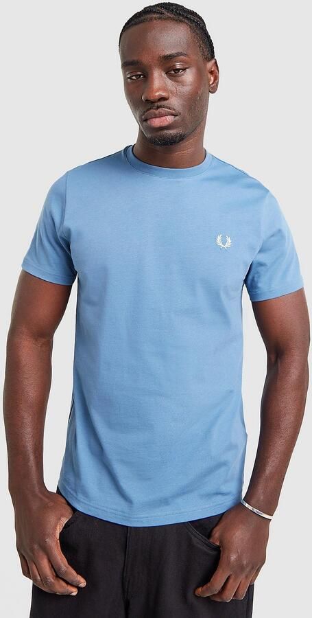 Fred Perry Back Graphic T-Shirt Blauw- Heren Blauw
