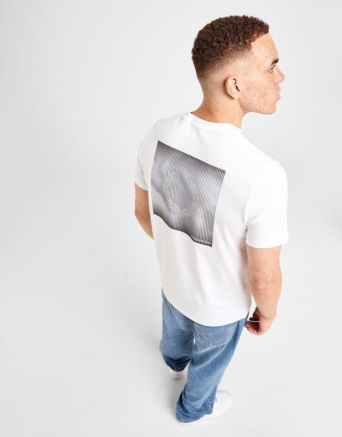 Fred Perry Back Graphic T-Shirt Wit- Heren Wit