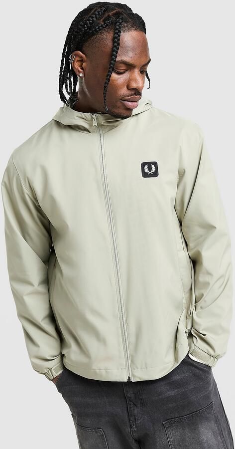 Fred Perry Badge Woven Jacket Groen- Heren Groen