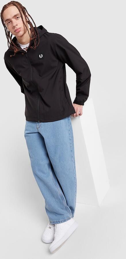Fred Perry Badge Woven Jacket Zwart- Heren Zwart