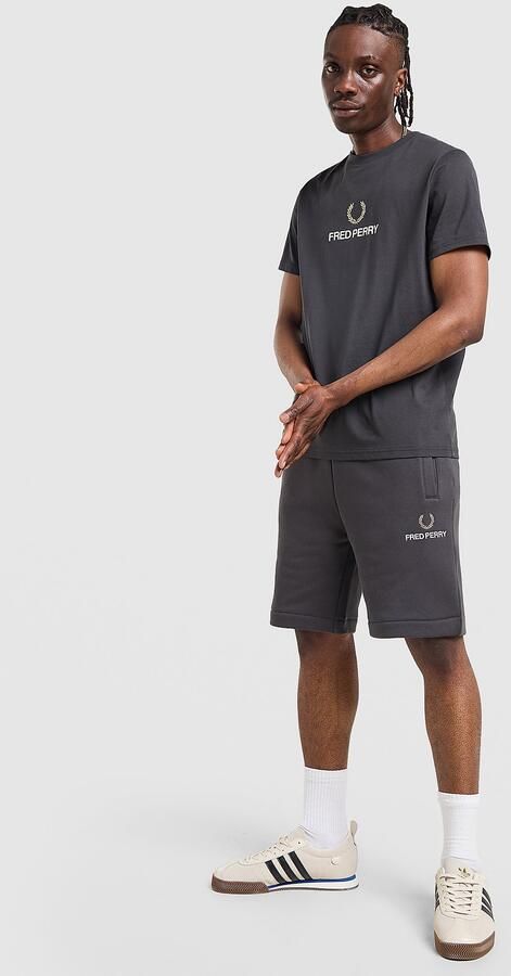 Fred Perry Stack Shorts Grijs- Heren Grijs