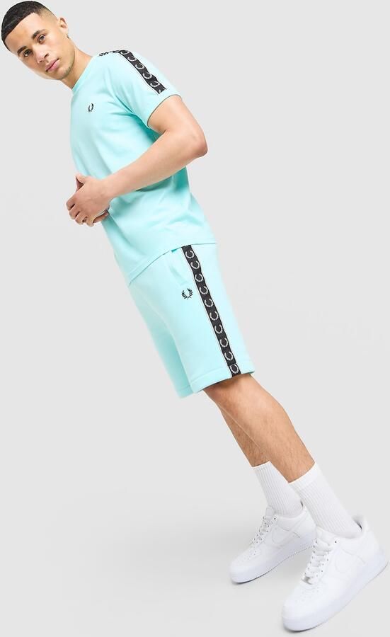 Fred Perry Tape Shorts Groen- Heren Groen