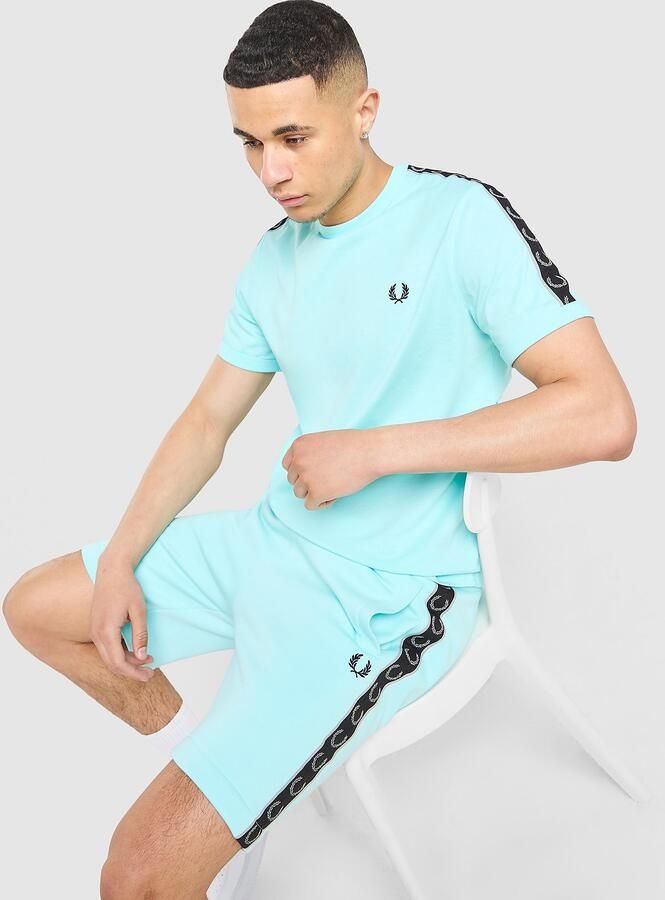 Fred Perry Tape T-Shirt Groen- Heren Groen