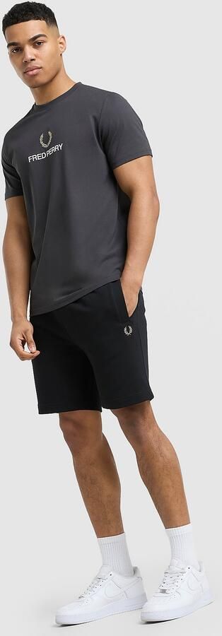 Fred Perry Tipped Shorts Zwart- Heren Zwart