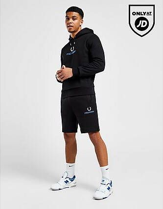 Fred Perry Stack Shorts BLACK- Heren