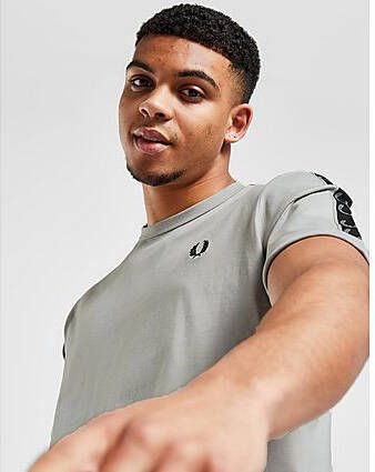 Fred Perry Tape Ringer T-Shirt GREY- Heren