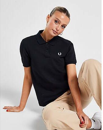Fred Perry Twin Tipped Polo Shirt Black- Dames
