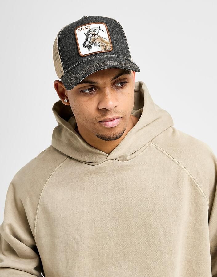 Goorin Bros The Goat Pet Multicolour Trucker Cap Black Unisex