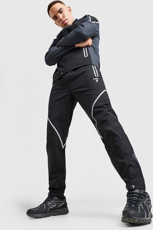 GRIID Reflective Woven Track Pants Zwart- Heren Zwart