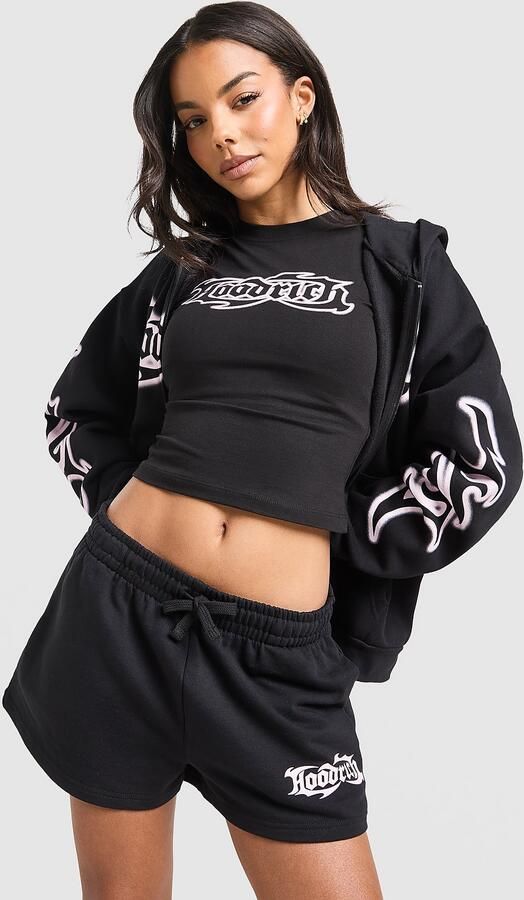 Hoodrich Asha Baby T-Shirt Zwart- Dames Zwart