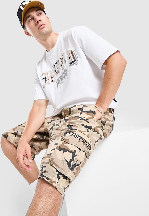 Hoodrich Camo Iron Jorts Beige- Heren Beige