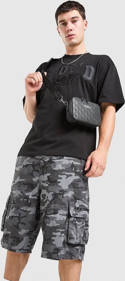 Hoodrich Camo Iron T-Shirt Zwart- Heren Zwart