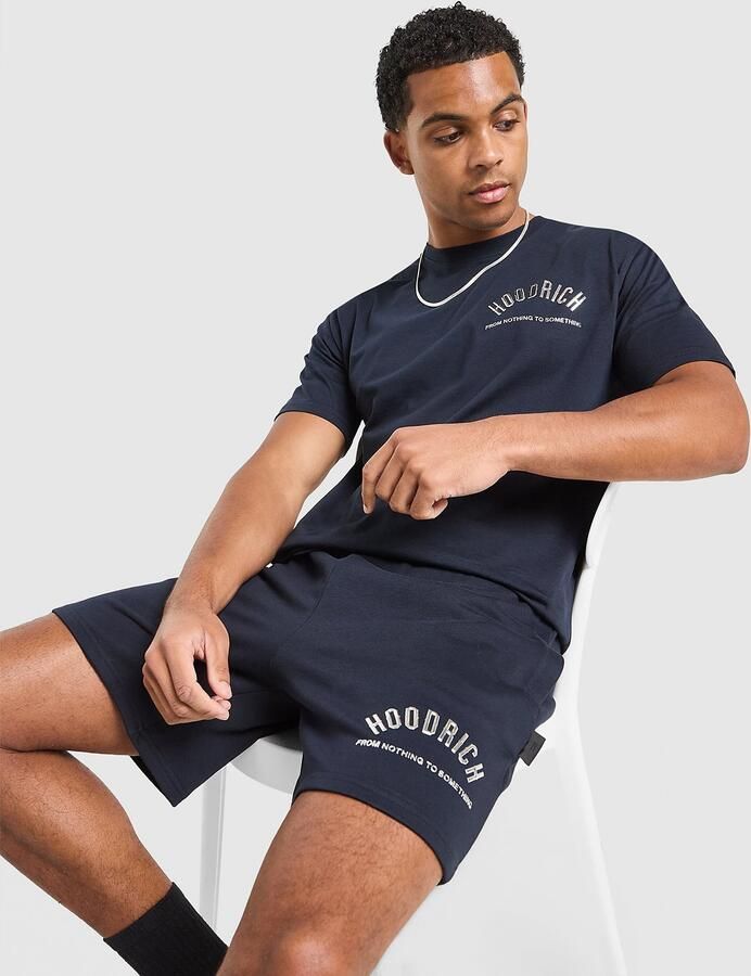 Hoodrich Chromatic T-Shirt Shorts Set Blauw- Heren Blauw