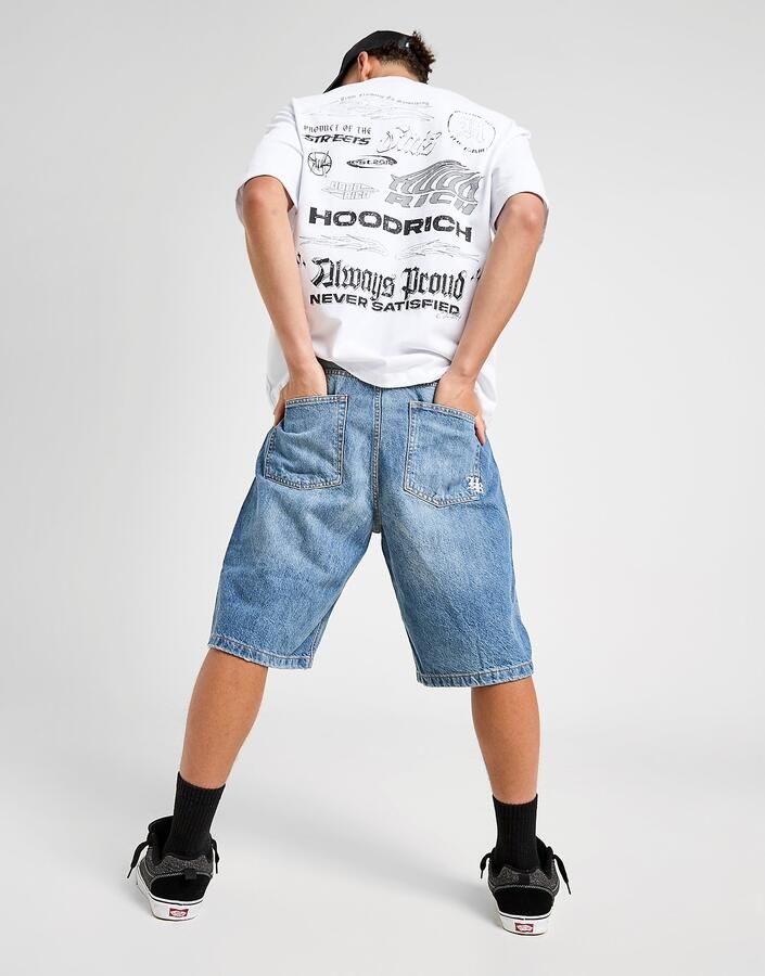 Hoodrich Core Denim Shorts Blauw- Heren Blauw