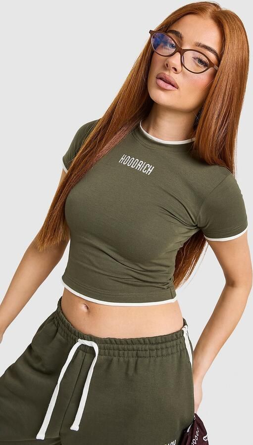 Hoodrich Cove Layer T-Shirt Groen- Dames Groen