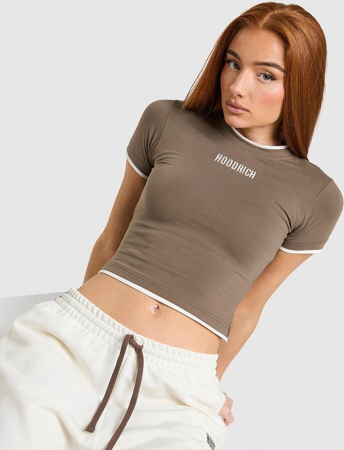 Hoodrich Cove Layer T-Shirt Wit- Dames Wit