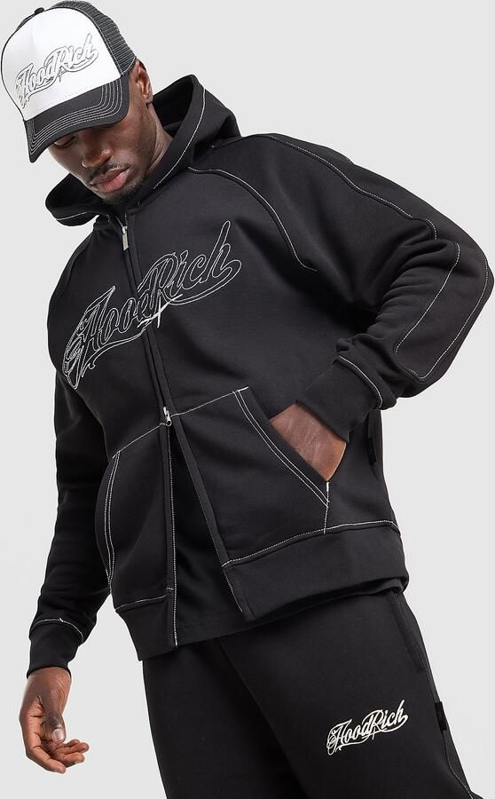 Hoodrich Fadez Hoodie Zwart- Heren Zwart