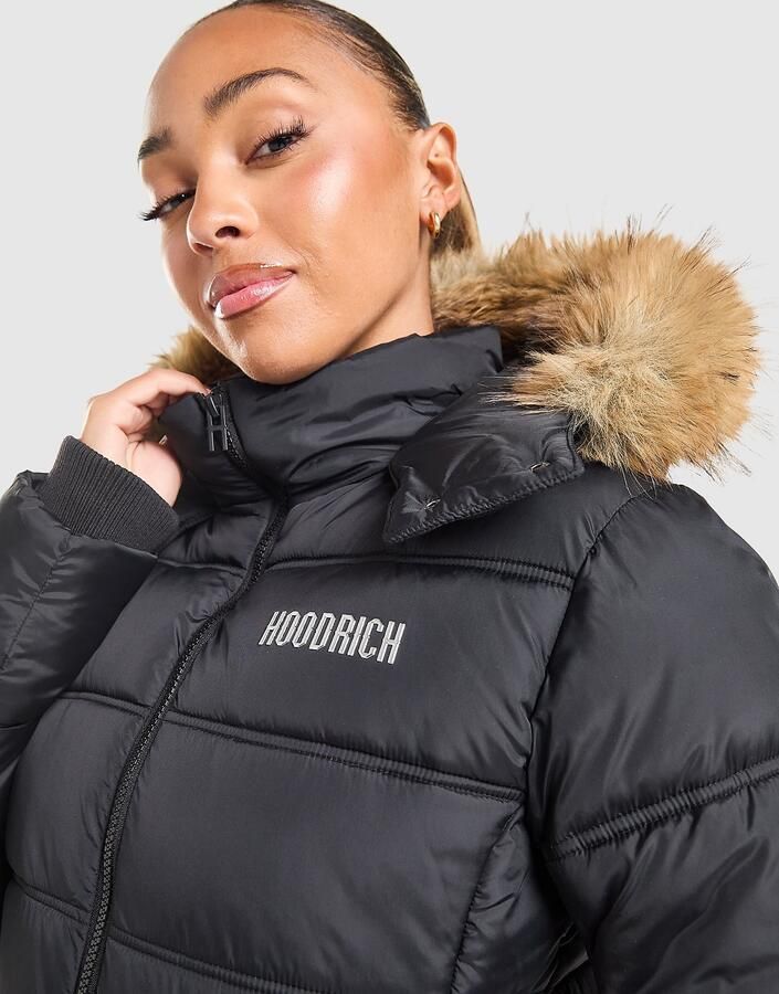 Hoodrich Glis Padded Jacket Zwart- Dames Zwart
