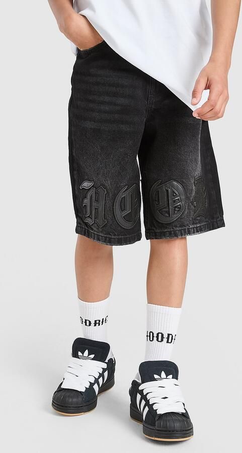 Hoodrich Gradient Denim Jorts Junior Zwart
