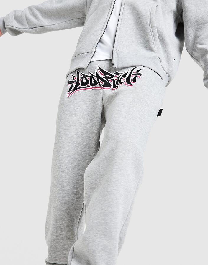Hoodrich Graffiti Joggers Grijs- Heren Grijs