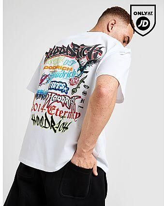 Hoodrich Graffiti Rave T-Shirt White- Heren White