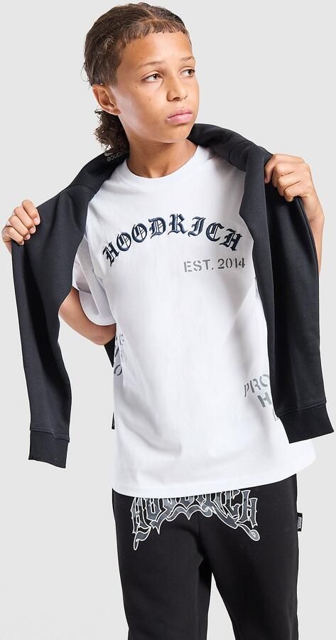 Hoodrich Hush T-Shirt Junior Wit Kind Wit