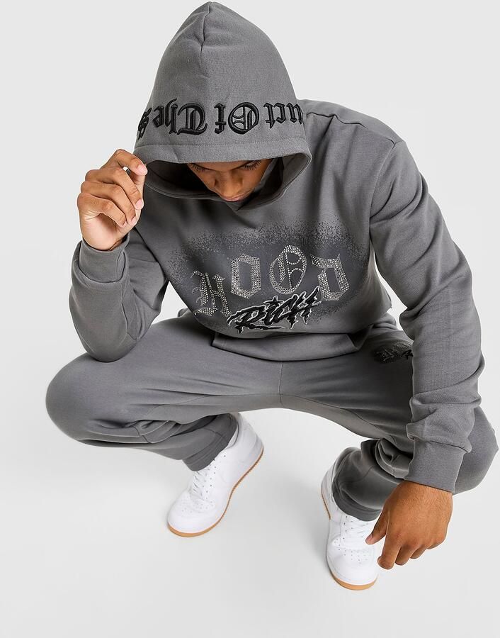 Hoodrich Iron Hoodie Grijs- Heren Grijs