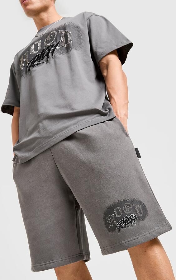 Hoodrich Iron V2 Shorts Grijs- Heren Grijs