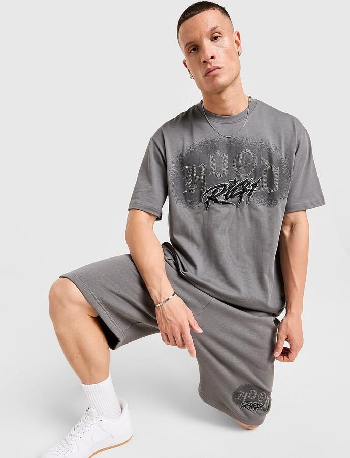 Hoodrich Iron V2 T-Shirt Grijs- Heren Grijs