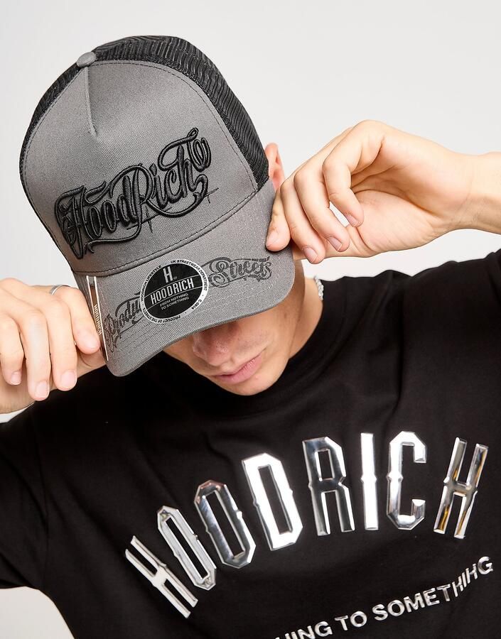 Hoodrich Legacy Dual Trucker Cap Grijs- Heren Grijs