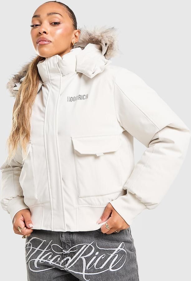 Hoodrich Lucerne Padded Jacket Wit- Dames Wit
