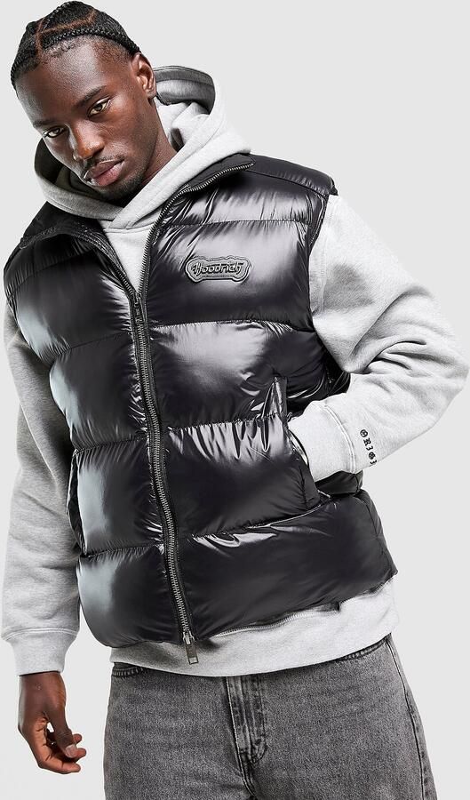 Hoodrich Nocturne Gilet Zwart- Heren Zwart