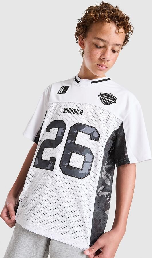 Hoodrich Pace Mesh Jersey Junior Wit Kind Wit