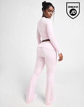 Hoodrich Poise Flare Leggings Pink- Dames Pink