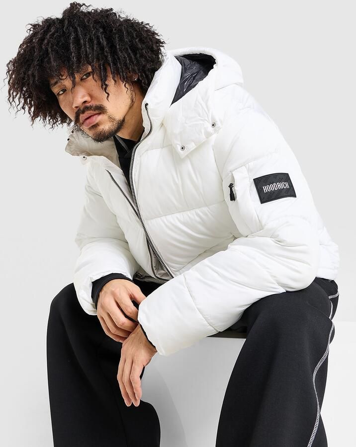 Hoodrich Puffer Jacket Wit- Heren Wit