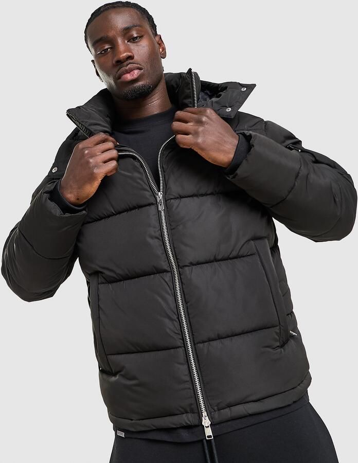 Hoodrich Puffer Jacket Zwart- Heren Zwart