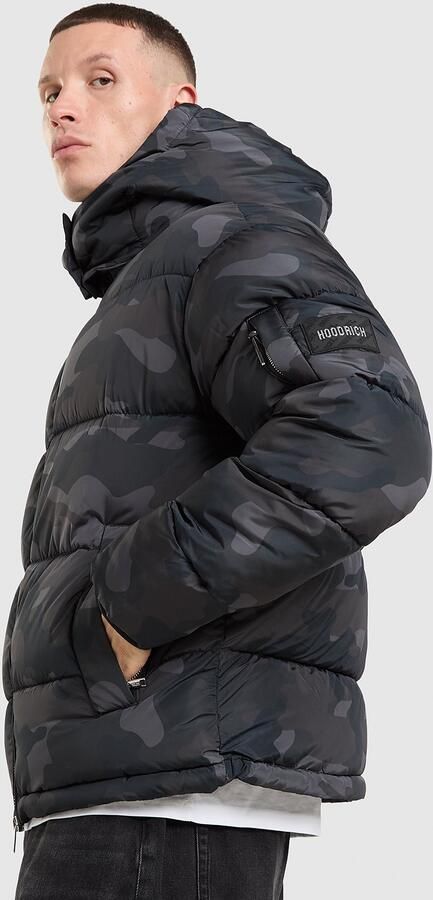 Hoodrich Puffer Jacket Zwart- Heren Zwart
