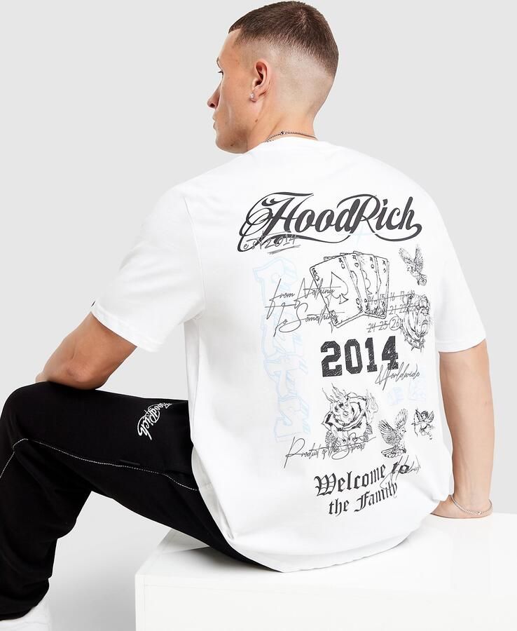 Hoodrich Relic T-Shirt Wit- Heren Wit