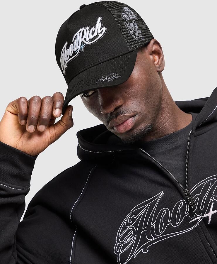 Hoodrich Relic Trucker Cap Zwart- Dames Zwart