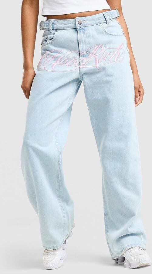Hoodrich Solace Jeans Blauw- Dames Blauw