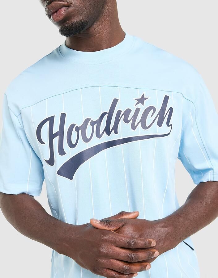Hoodrich Stade Stripe T-Shirt Blauw- Heren Blauw