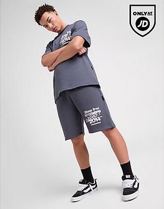 Hoodrich Stamp Tag Shorts Grey- Heren Grey