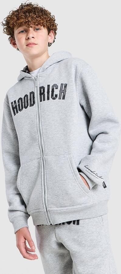 Hoodrich Stride V2 Full Zip Hoodie Junior Grijs Kind Grijs